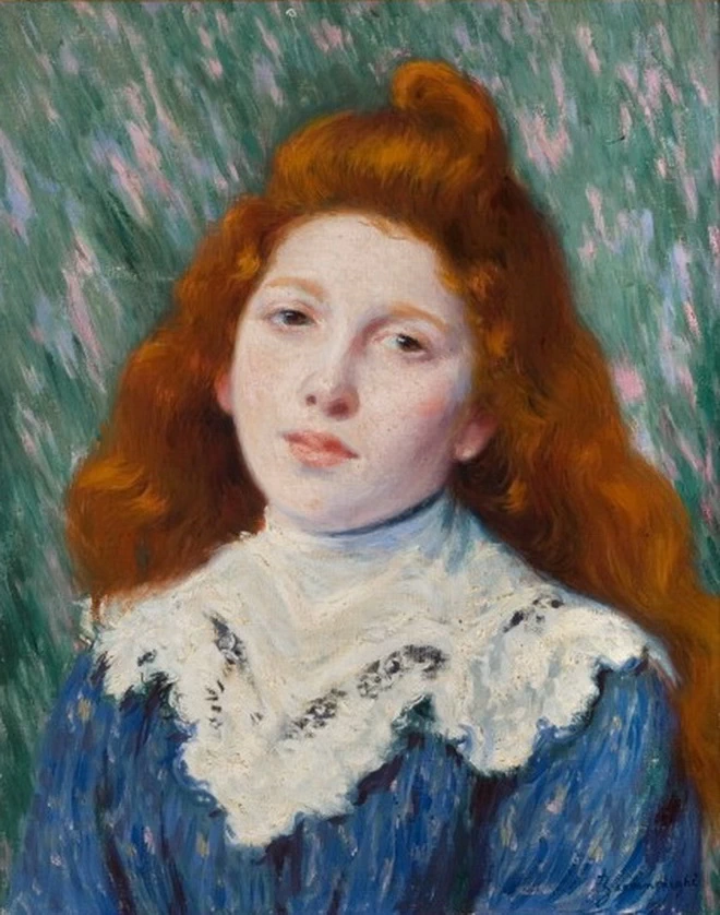 Ragazza dal collaretto bianco - Galleria d’Arte Moderna Ricci Oddi, Piacenza, Italia